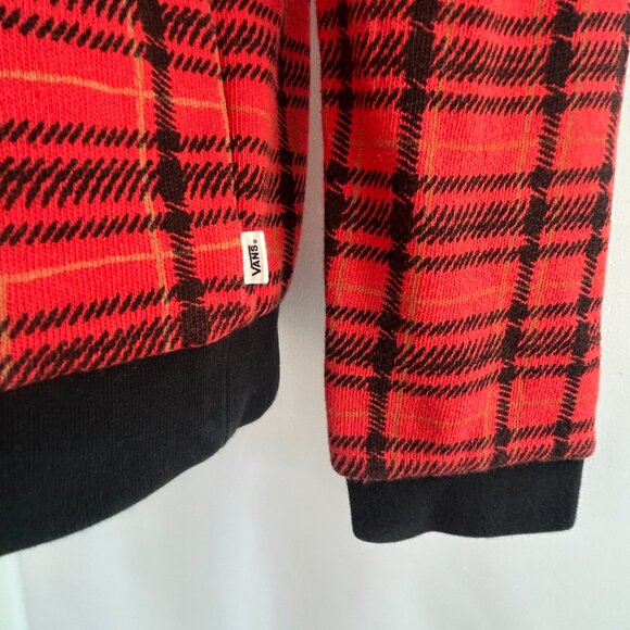 Vans Plaid Streetwear Red, Black & Beige Sweatshirt – Women’s Small S - Picture 8 of 10